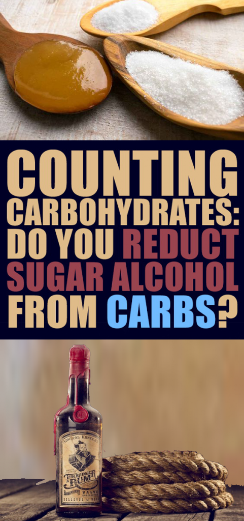 When we talk about carbs from alcohol, we need to talk about sugar alcohol.